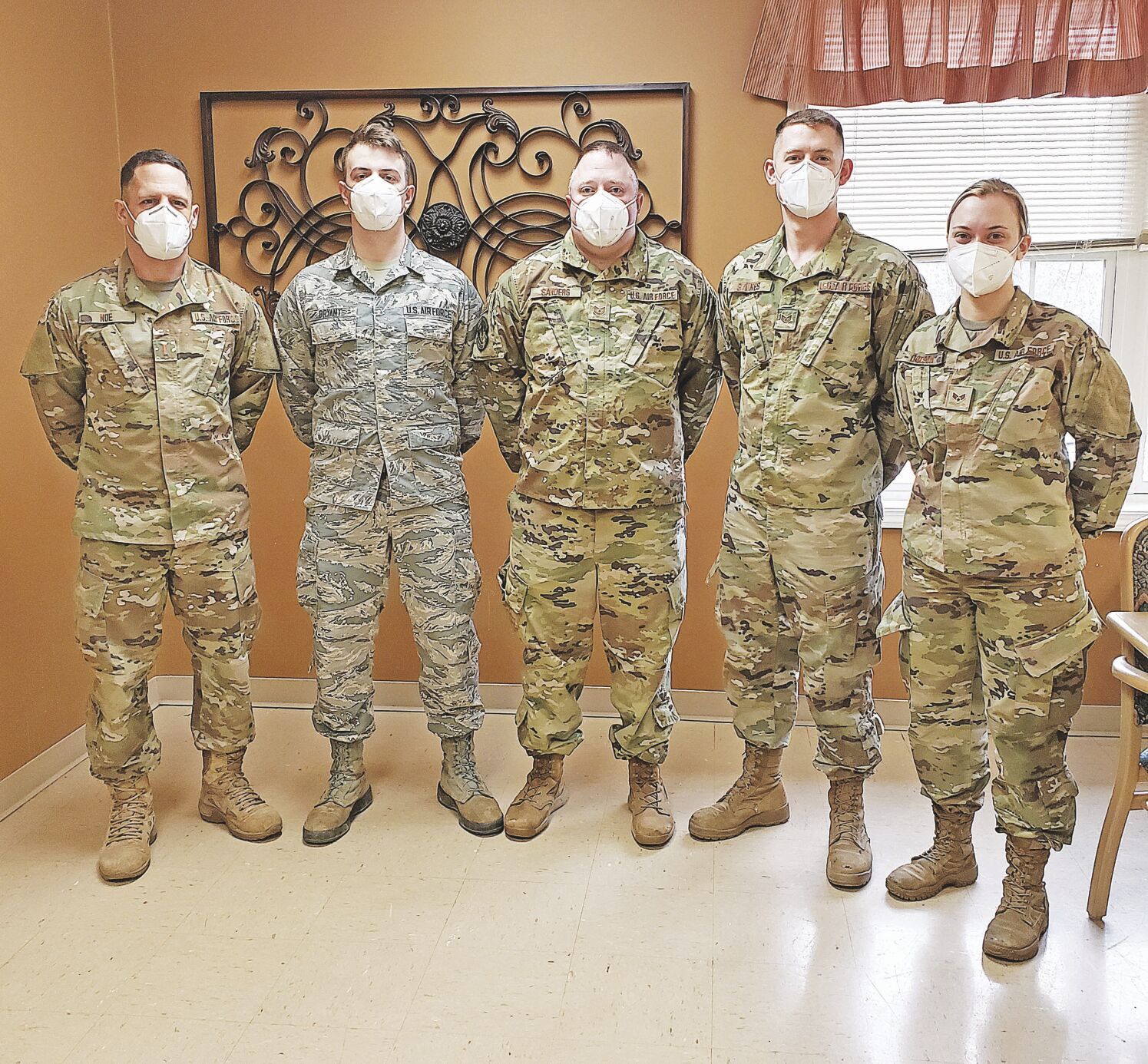 Kentucky Air National Guard team assists staff at Spring Creek